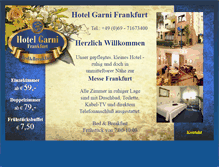 Tablet Screenshot of hotelgarnifrankfurt.com